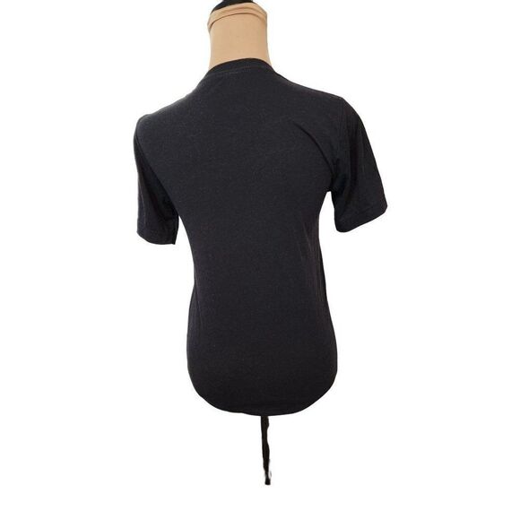 Canvas Printed T-Shirt XS in Black - Picture 3 of 6